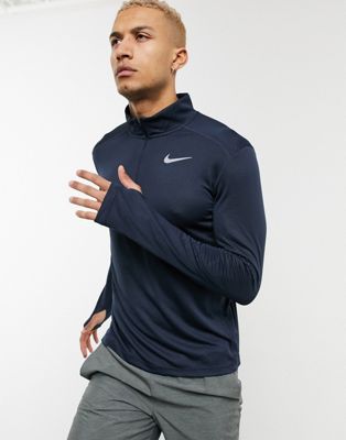 Nike Running Pacer half zip long sleeve 