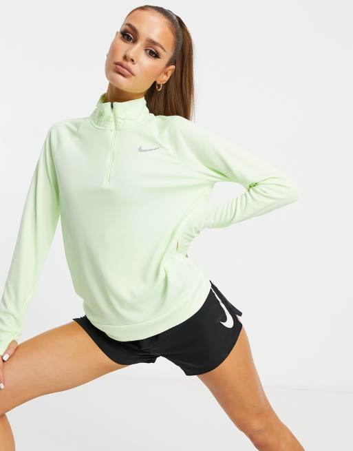 nike half zip womens top