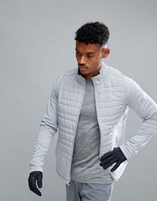 Nike Running padded jacket in grey 