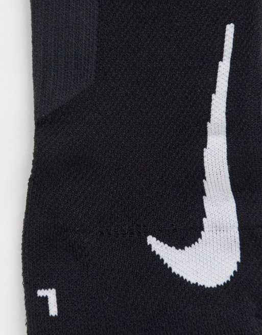 Nike Running - Pakke med 2 par usynlige unisex-sokker i sort, 2 af 4