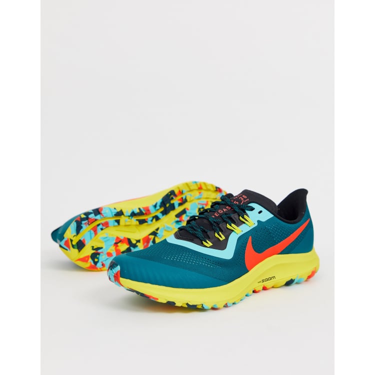 Zoom pegasus 36 trail men's shoes geode teal deals