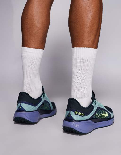 Nike Running Pegasus 41 Gore-TEX sneakers in green, 3 of 5