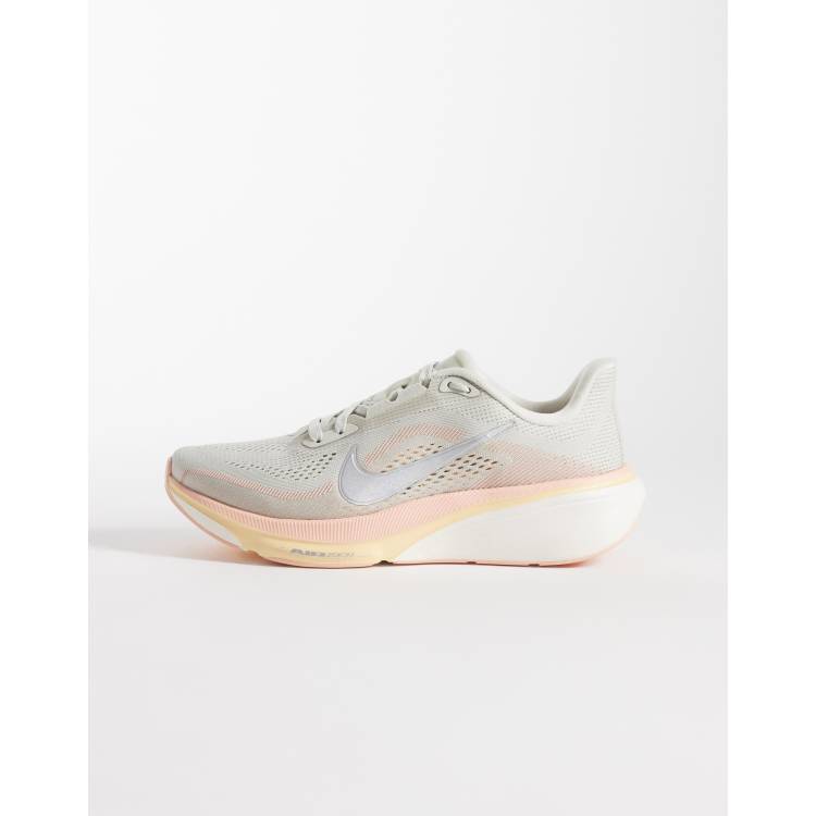 Nike Running Pegasus 42 sneakers in beige and pink | ASOS display picture 2
