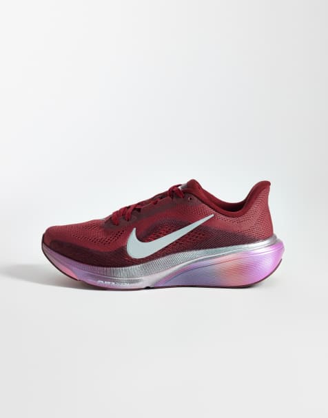 Nike Running Pegasus 42 sneakers in burgundy and pink - view 1