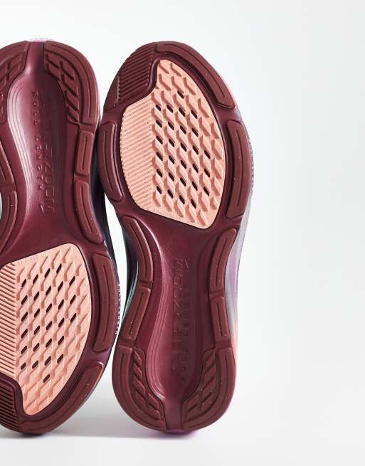 Nike Running Pegasus 42 sneakers in burgundy and pink, 4 of 5