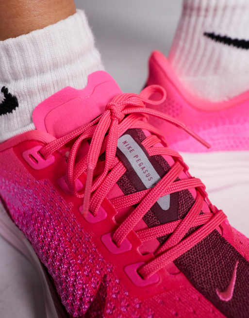 Nike Running Pegasus Plus sneakers in pink, 4 of 5