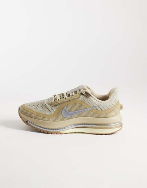 Nike Running Pegasus Premium sneakers in beige and silver - view 1
