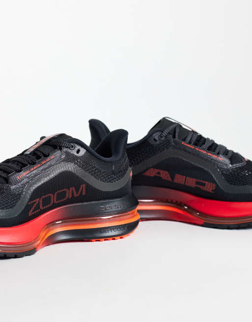 Nike Running Pegasus Premium trainers in black & red, 4 of 5