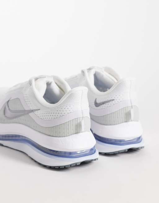 Nike Running - Pegasus Premium - Zapatillas de deporte blancas y azules, 2 de 5
