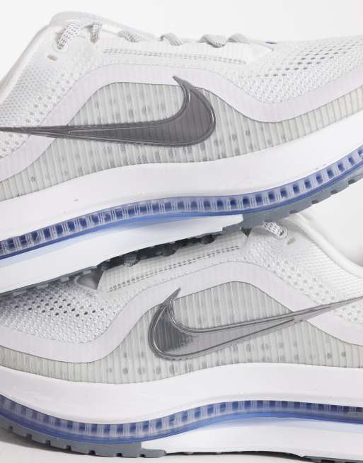 Nike Running - Pegasus Premium - Zapatillas de deporte blancas y azules, 4 de 5