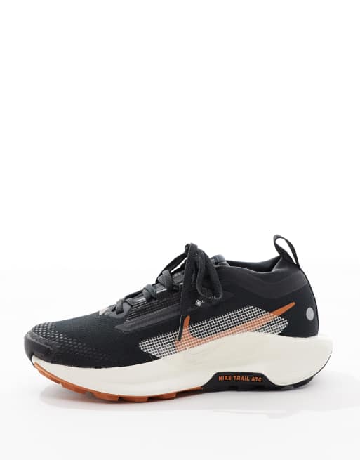 Nike Running Pegasus Trail 5 GORE-TEX sneakers in black and orange, 4 of 5