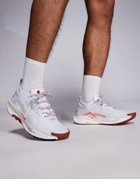Nike Running Pegasus Trail 5 GORE-TEX sneakers in white and orange - view 1