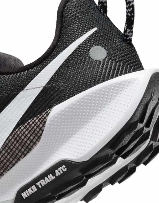 Nike Running Pegasus Trail 5 sneakers in black and white | ASOS