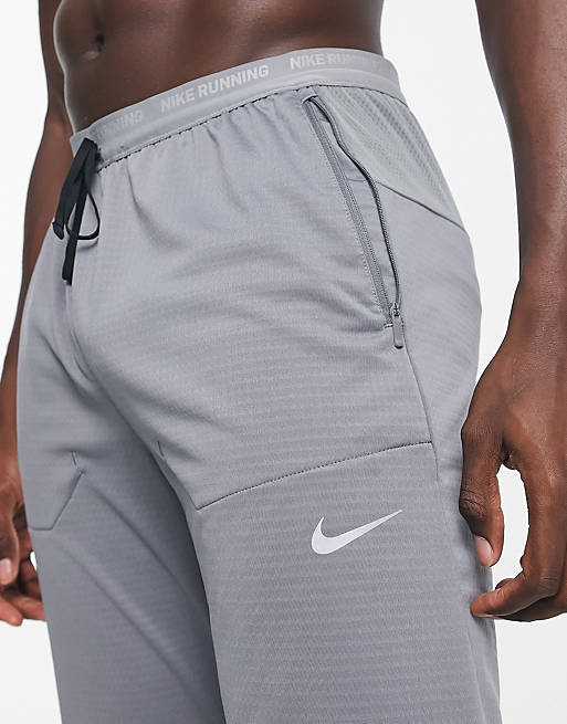 Nike Running Phenom Elite Dri-FIT woven joggers in grey