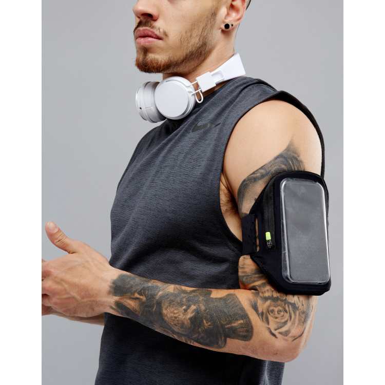 Nike Running phone pocket arm band in black rn.66 082 ASOS