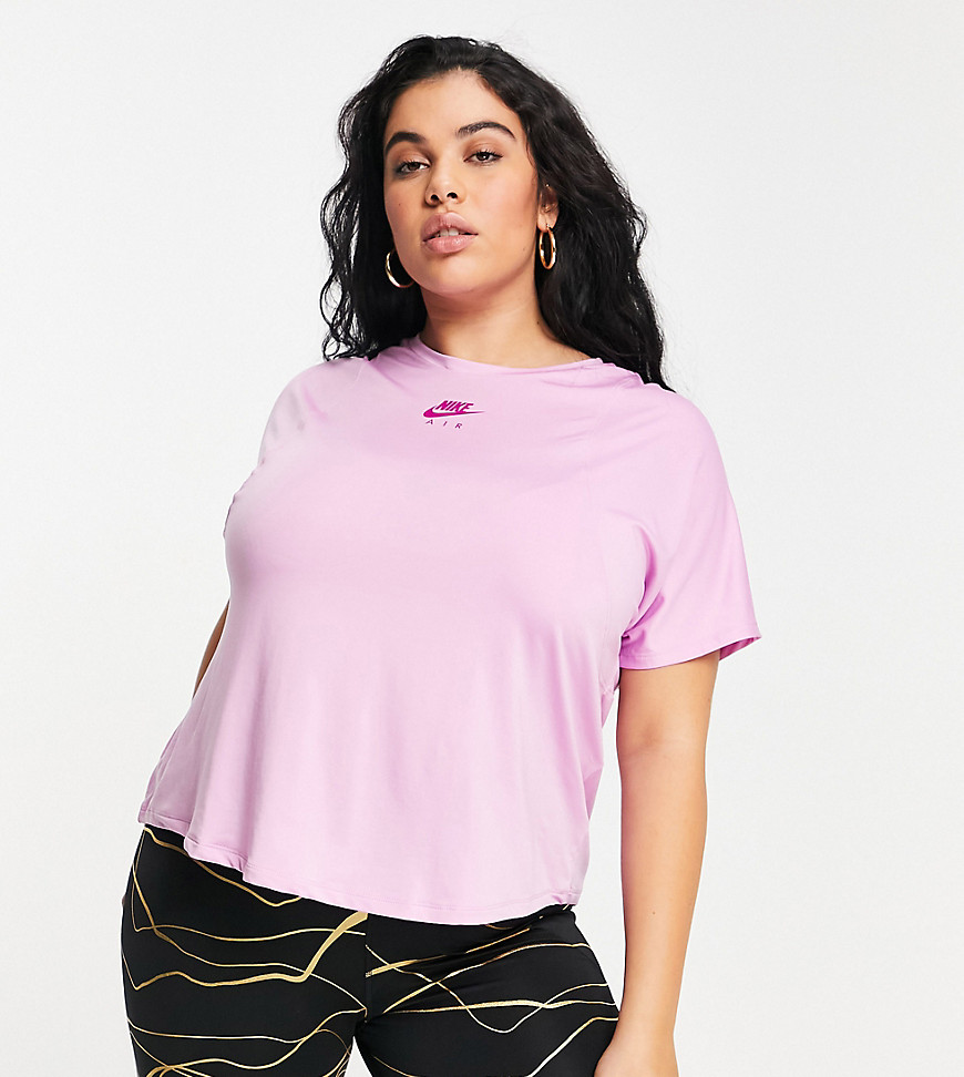 Nike Running Plus - Air - T-shirt in roze