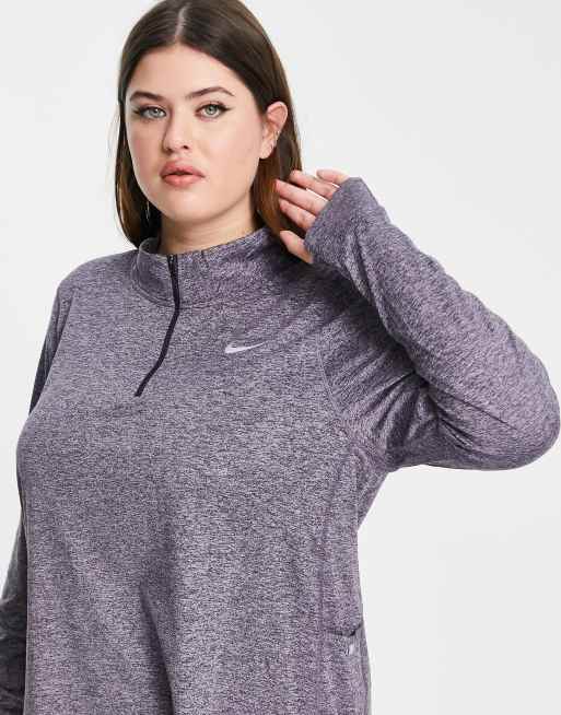 Nike plus best sale size half zip