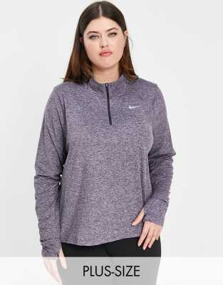 nike plus size half zip