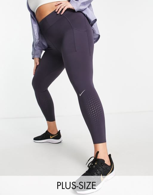 Nike Running Plus Epic Tight leggings in grey