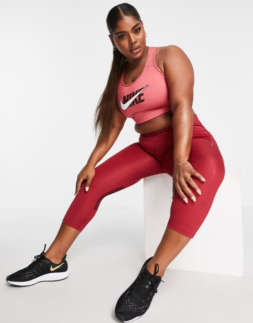 Nike Running Plus Fast Legging court Rouge ASOS