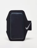 [Nike] Nike Running Plus lean phone arm band in black No Size Black