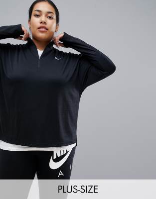 nike running half zip pacer top