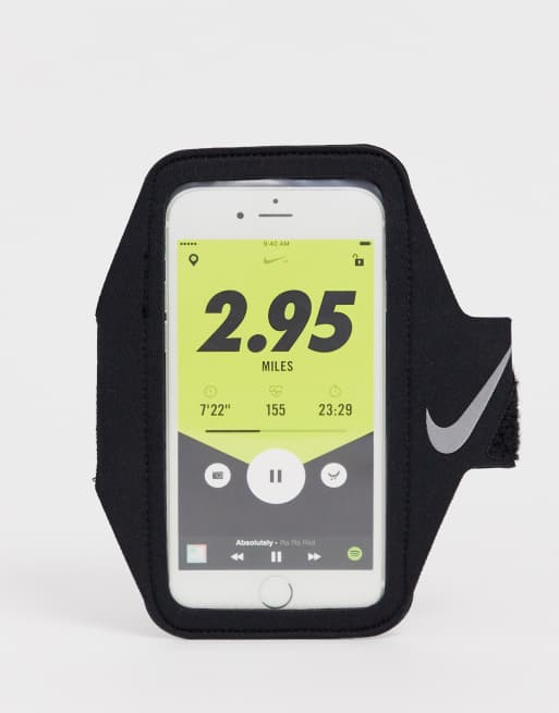 Nike Running Plus phone armband in black |