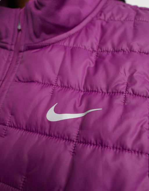 Nike Running - Therma-FIT - Gilet con imbottitura sintetica viola