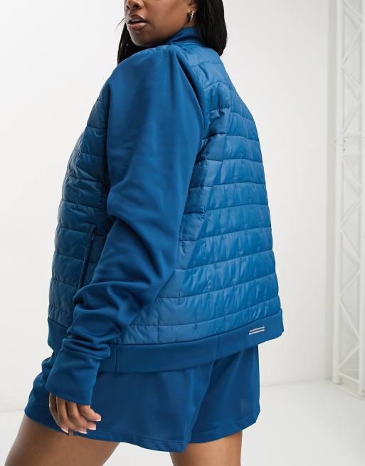 Teal best sale running jacket