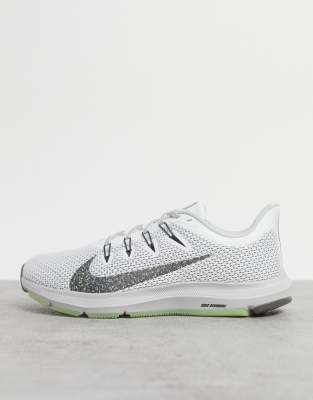 nike running quest 2 sneaker in white