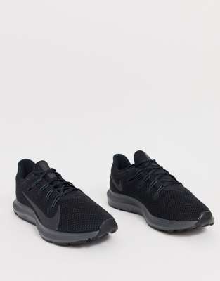 nike black running trainers