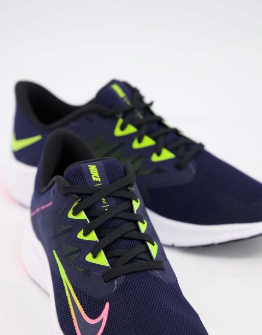 Nike Running - Quest 3 - Blå sneakers, 2 af 4