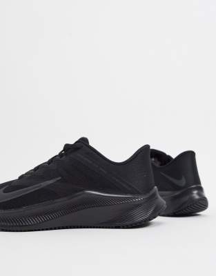 nike running quest 2 triple black