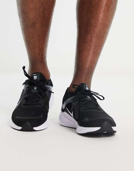 Nike Running Quest 5 trainers in black and grey ASOS