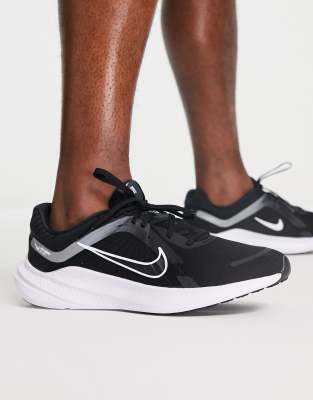 Nike Running Quest 5 trainers in black 