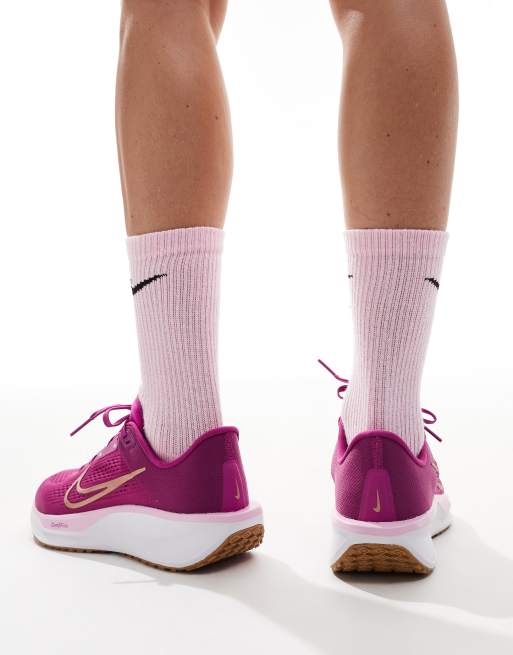 Nike Running – Quest 6 – Fioletowo-białe buty sportowe, 5 z 5