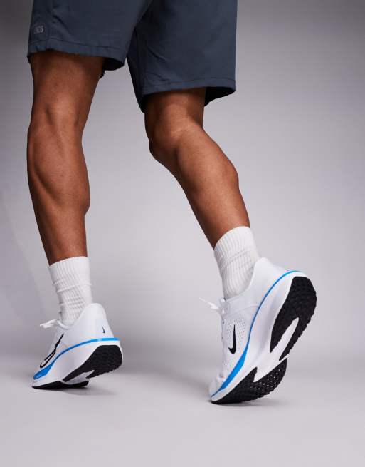 Nike Running - Quest 6 - Hvide og blå sneakers, 3 af 5