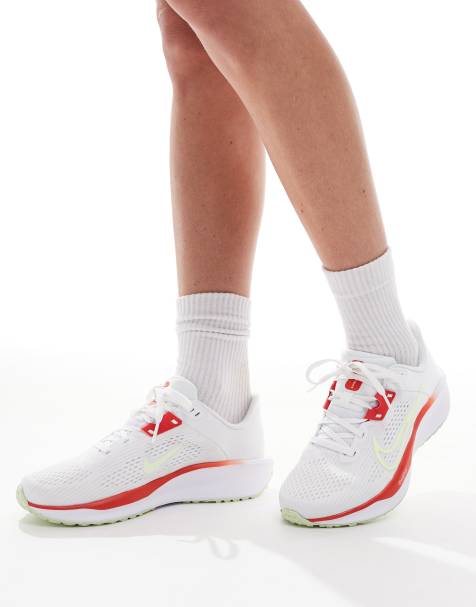 Nike Running - Quest 6 - Sneakers bianche e rosse - view 1