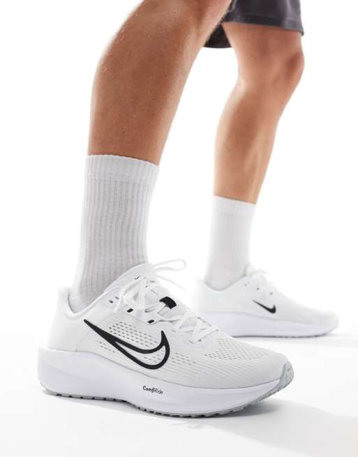 Nike Running Quest 6 sneakers in white and black | ASOS