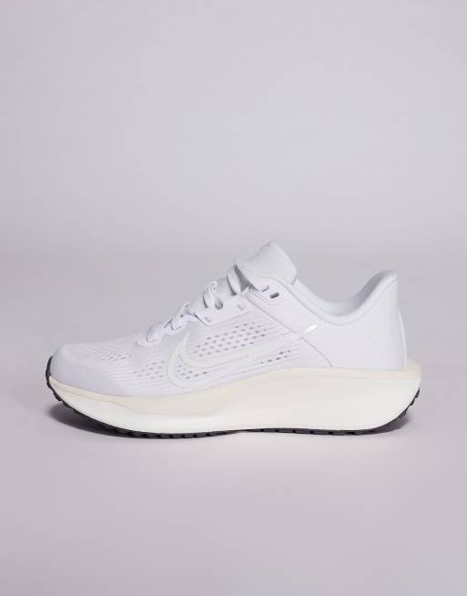 Nike Running Quest 6 trainers in off white , 2 of 5