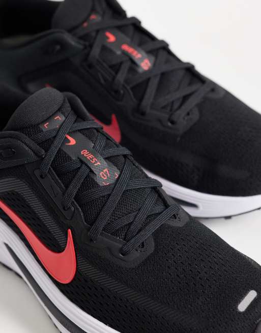 Nike Running Quest 7 sneakers i sort og rød, 3 af 5