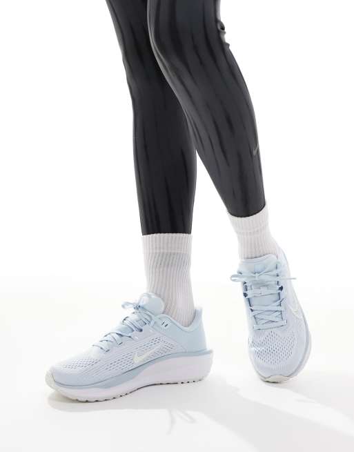 Nike Running - Quest 6 - Baskets - Blanc et bleu, 5 de 5