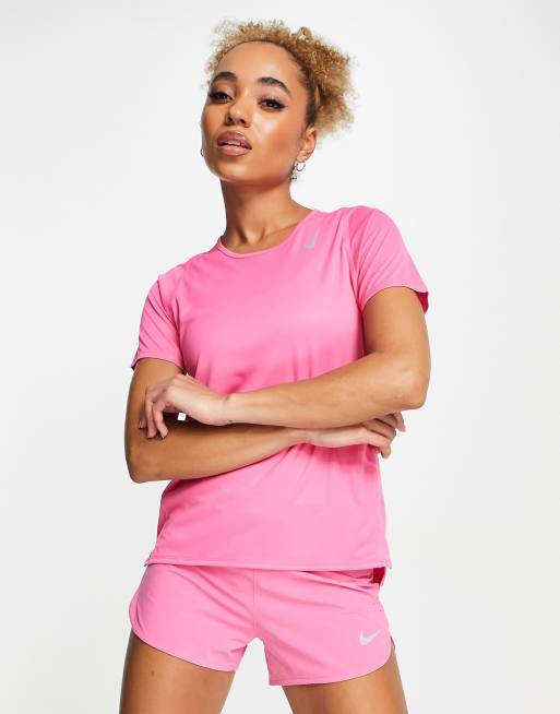 Pink nike cheap womens shirt