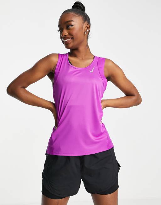 Nike Running - Race Day Singlet - Débardeur en tissu Dri-FIT - Rose vif, 4 de 4