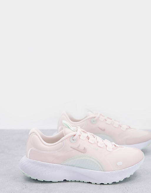 Women Trainers/Nike Running React Escape Run trainers in pale pink 
