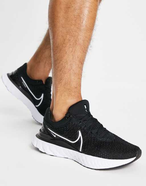 Nike Running React Infinity Flyknit 3 trainers in black