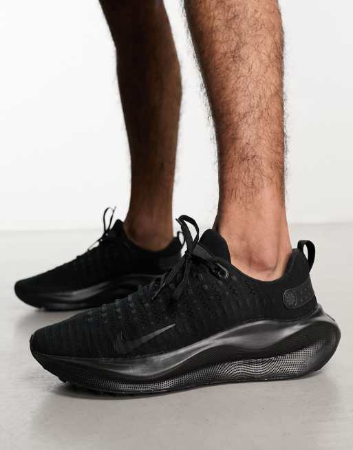 Nike zoom fly triple black on feet best sale