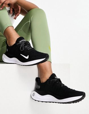 Nike Running React Infinity Run 4 trainers in black and grey