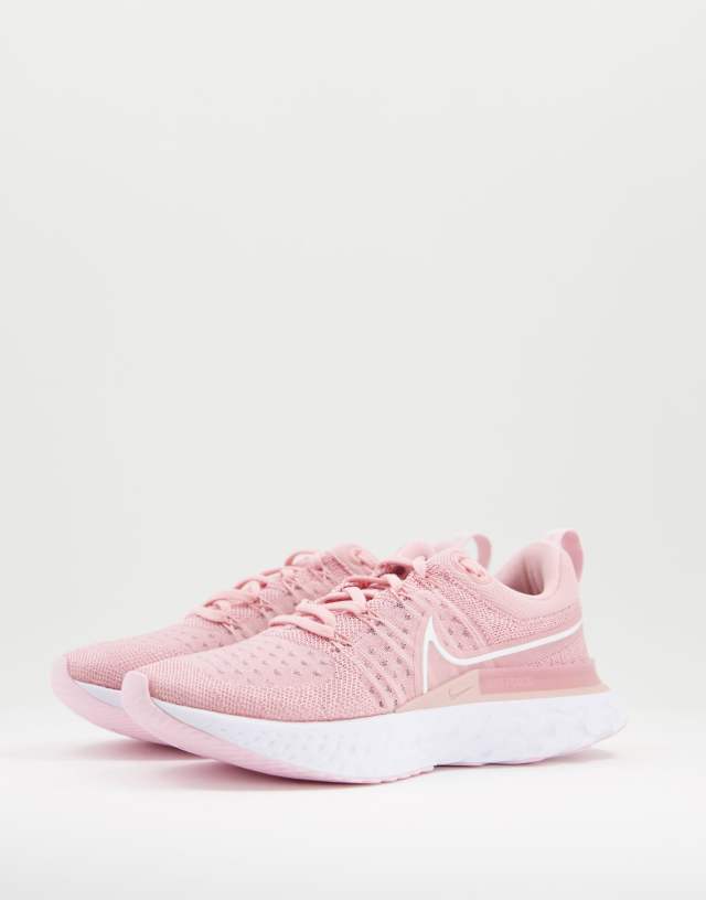 Nike Running React Infinity Run Flyknit 2 sneakers in pink - PINK