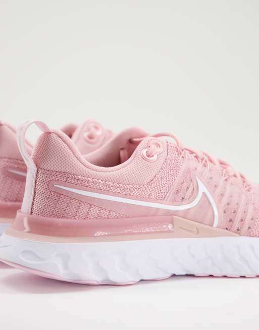 Nike Running React Infinity Run Flyknit 2 sneakers in pink - PINK | ASOS